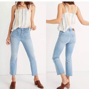 Madewell Cali Demi bootcut jeans in quince